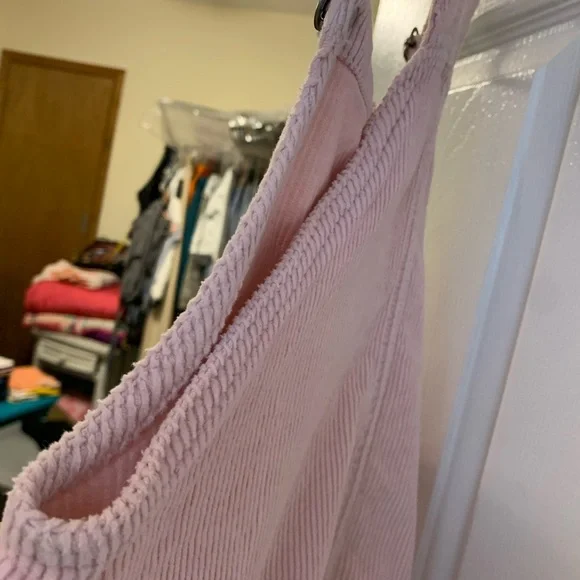 Girl’s 14/16 Wonder Nation light pink corduroy dress; ptp 16” - Picture 4 of 9